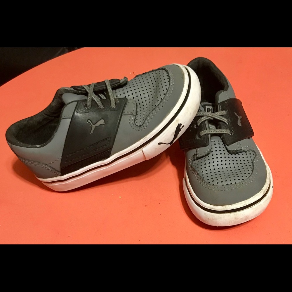 Toddler boy puma slip ons